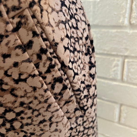 EUC Lands’ End Animal Print Knit Dress. Size 12. - Picture 4 of 7